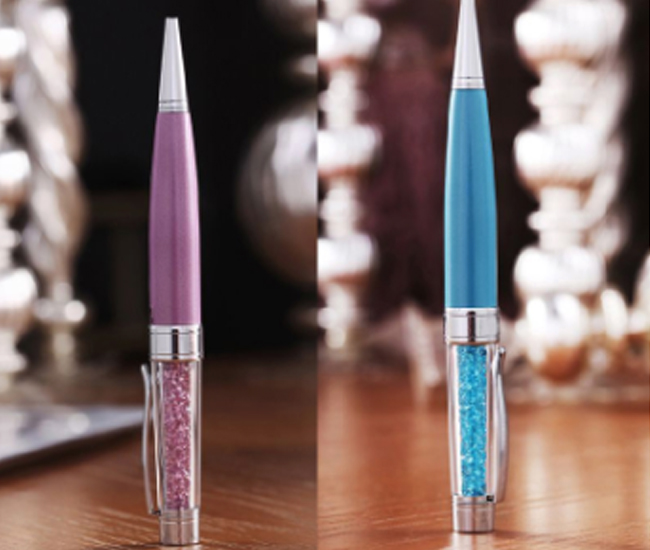 施華洛世奇筆式U盤,水晶U盤,商務(wù)U盤